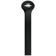 Laidų tvirtinimo dirželiai 2-LOCK, 2.5x100mm, juodi, 100vnt Laidų tvirtinimo dirželiai 2-LOCK, 2.5x100mm, juodi, 100vnt