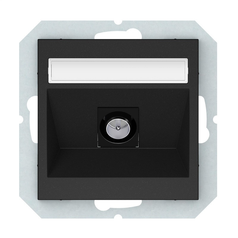 TV SOCKET BLACK TVL01-02 QR1000
