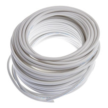 Kabelis Lietkabelis H03VV-F, 2 x 0,75 mm², baltas, 25 m Kabelis Lietkabelis H03VV-F, 2 x 0,75 mm², baltas, 25 m