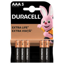 BATTERIES DURACELL ALK AAA 5PCS.
