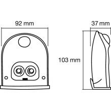 Šviestuvas Ledvance Doorled Down, LED, 0.5W, 4000K, 3xAA