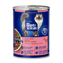OPTIVITAL Beef in gravy -...