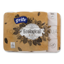 Toilet paper Grite Ecological (3 layers), 24 pcs. Toilet paper Grite Ecological (3 layers), 24 pcs.