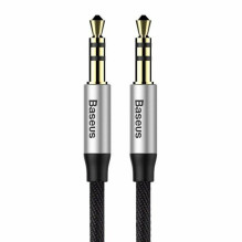 Laidas BASEUS 3.5mm M, 3.5mm M, 1m, juodas CAM30-BS1