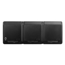 Trivietis kištukinis lizdas ELEKTRO-PLAST HERMES, IP44 Trivietis kištukinis lizdas ELEKTRO-PLAST HERMES, IP44