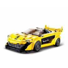 Constructor Sluban Super car Yellow M38-B0956, plastic Constructor Sluban Super car Yellow M38-B0956, plastic