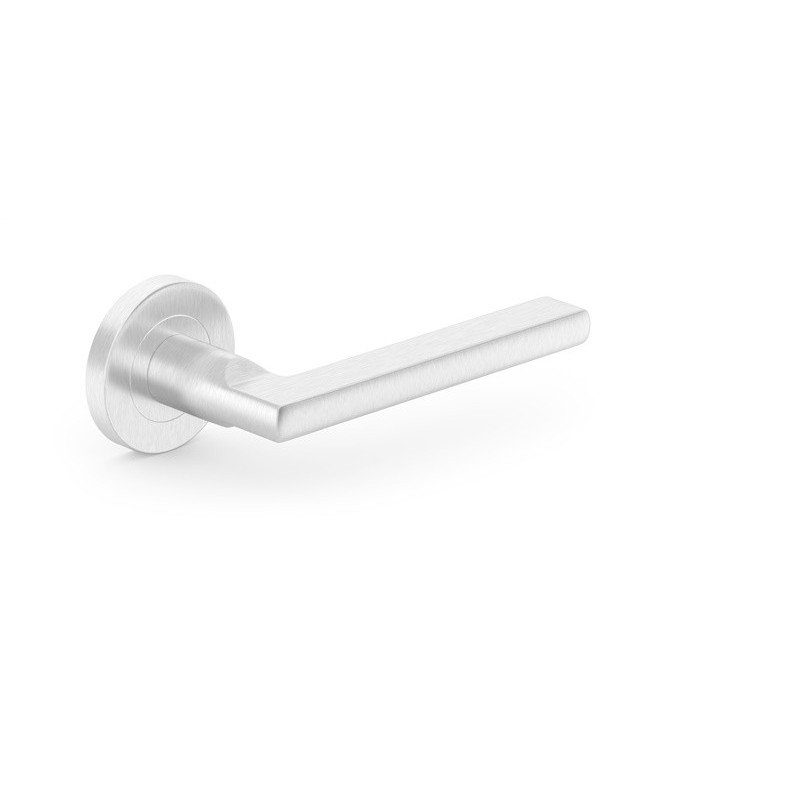Door handle, indoor Stainless Steel METRO Matte nickel