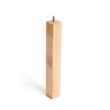 Furniture leg Rei, 5 cm x 5 cm, 36 cm, beech