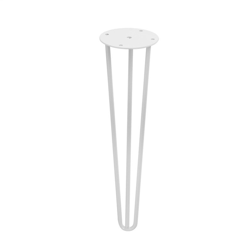Furniture leg Rei, 40 cm x 8 cm, white