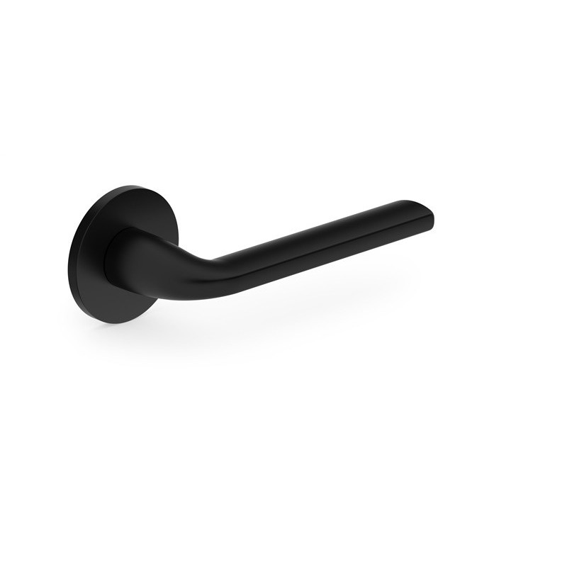 Door handle, indoor R Slim Black BELLA R SLIM, black