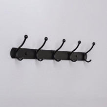 Clothes hanger Domax, 41 cm x 3.7 cm, black Clothes hanger Domax, 41 cm x 3.7 cm, black
