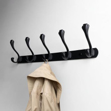 Clothes hanger Domax, black Clothes hanger Domax, black
