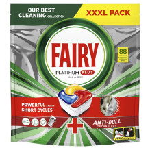Indaplovių tabletės Fairy Platinum Plus All in One, 88 vnt.