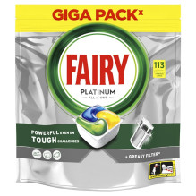 CAPS DISHWAS FAIRY PLATINUM LEMON 113PCE
