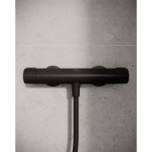 SHOWER MIXER ALU+ BLACK MATT