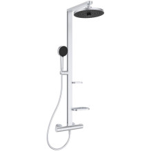 SHOWER SET ALU+ SILVER MATT