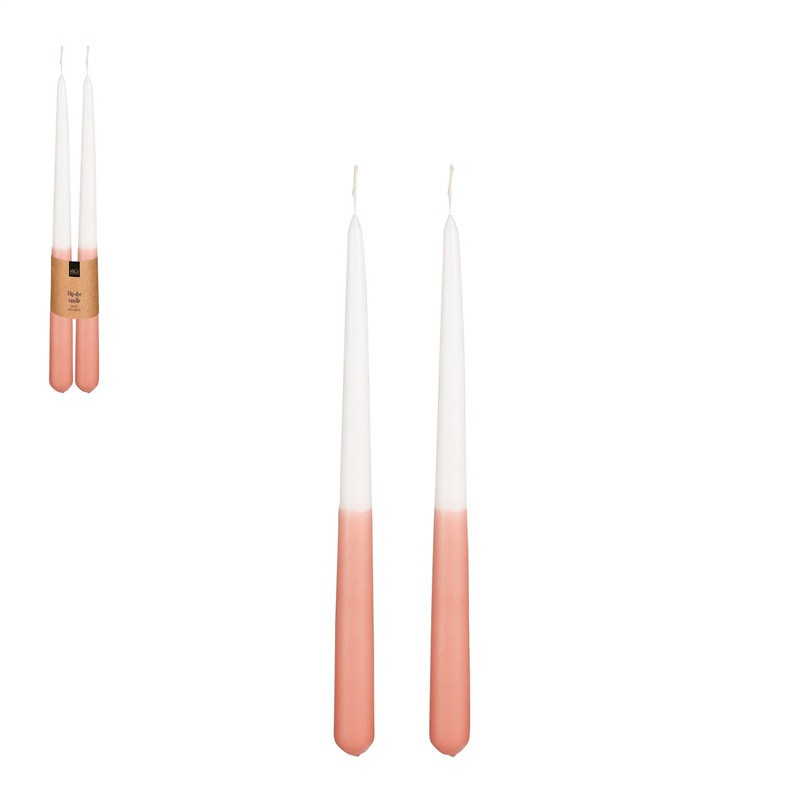 Candle, conical, 4 h, 30 cm, 2 pcs