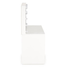 Makeup table Hollywood XL, white, with mirror Makeup table Hollywood XL, white, with mirror