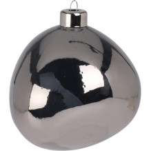 Christmas Tree toy, silver, 10 cm, glass
