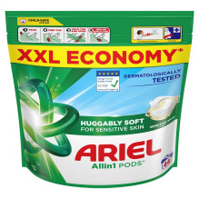 Skalbimo kapsulės Ariel All-in-1 PODS Sensitive, 44 vnt. Skalbimo kapsulės Ariel All-in-1 PODS Sensitive, 44 vnt.