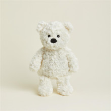 Pliušinis žaislas Warmies - Curly Bear, baltas, 33 cm Pliušinis žaislas Warmies - Curly Bear, baltas, 33 cm