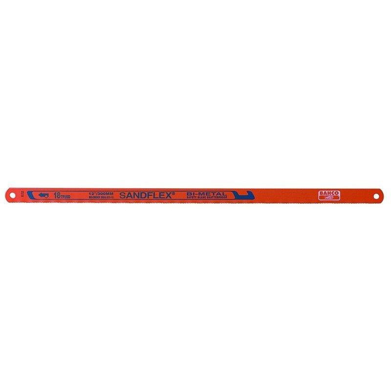 Hand saw blade Bahco Sandflex 18TPI, metal, 300 mm