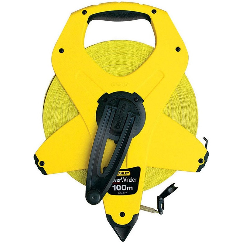 Stanley FiberGlass Power Winder Tape Measure 100m