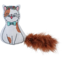 ZOLUX žaislas katėms „Chatouille“ su plunksnomis ir katžolėmis – 13 cm