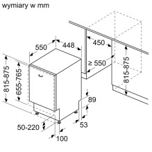 BOSCH SMH4HVX11E įmontuojama indaplovė, pilnai integruojama, 60 cm, Vario slankiojantys vyriai