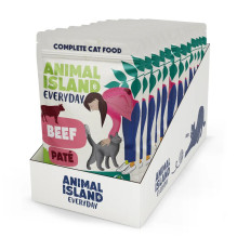 ANIMAL ISLAND paštetas su jautiena - šlapias kačių ėdalas - 12 x 100 g ANIMAL ISLAND paštetas su jautiena - šlapias kačių ėdalas - 12 x 100 g