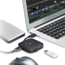 TP-Link UH400 USB 3.2 Gen 1 (3.1 Gen 1) Type-A 5000 Mbit / s Black TP-Link UH400 USB 3.2 Gen 1 (3.1 Gen 1) Type-A 5000 Mbit / s Black