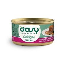 OASY Caprice Terrine with duck, liver and vegetables - wet cat food - 85g OASY Caprice Terrine with duck, liver and vegetables - wet cat food - 85g