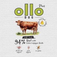 OLLO Plus Collagen Beef - wet dog food - 400g OLLO Plus Collagen Beef - wet dog food - 400g