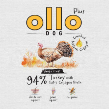 OLLO Plus kolagenas su kalakutiena - šlapias šunų ėdalas - 400 g