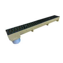 Drenažo latakas su Ø 110 mm vamzdžiu Stora Drain Self, 1 m Drenažo latakas su Ø 110 mm vamzdžiu Stora Drain Self, 1 m