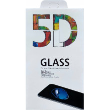 LCD aizsargstikls 5D Full Glue Samsung N975 Note 10 Plus liektss melns ar izgriezumu