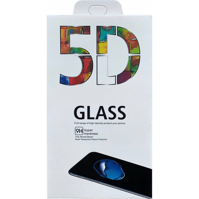 LCD aizsargstikls 5D Full Glue Samsung N975 Note 10 Plus liektss melns ar izgriezumu