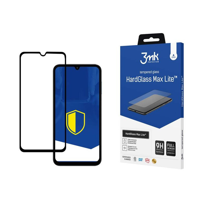 Samsung Galaxy M15 5G - 3mk HardGlass Max Lite Black