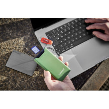 POWER BANK USB 10000MAH QC3.0 / GREEN 7332037 INTENSO