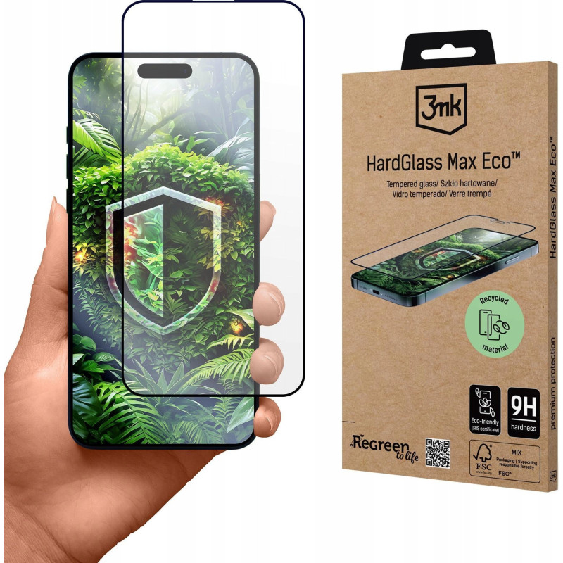 Apple iPhone 15 Pro - 3mk HardGlass Max Eco GRS CU 1304127
