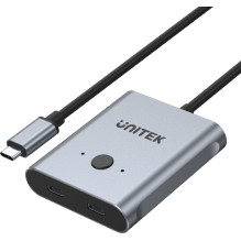 UNITEK SWITCH USB-C BIDIRECTIONAL 4K 144HZ PD