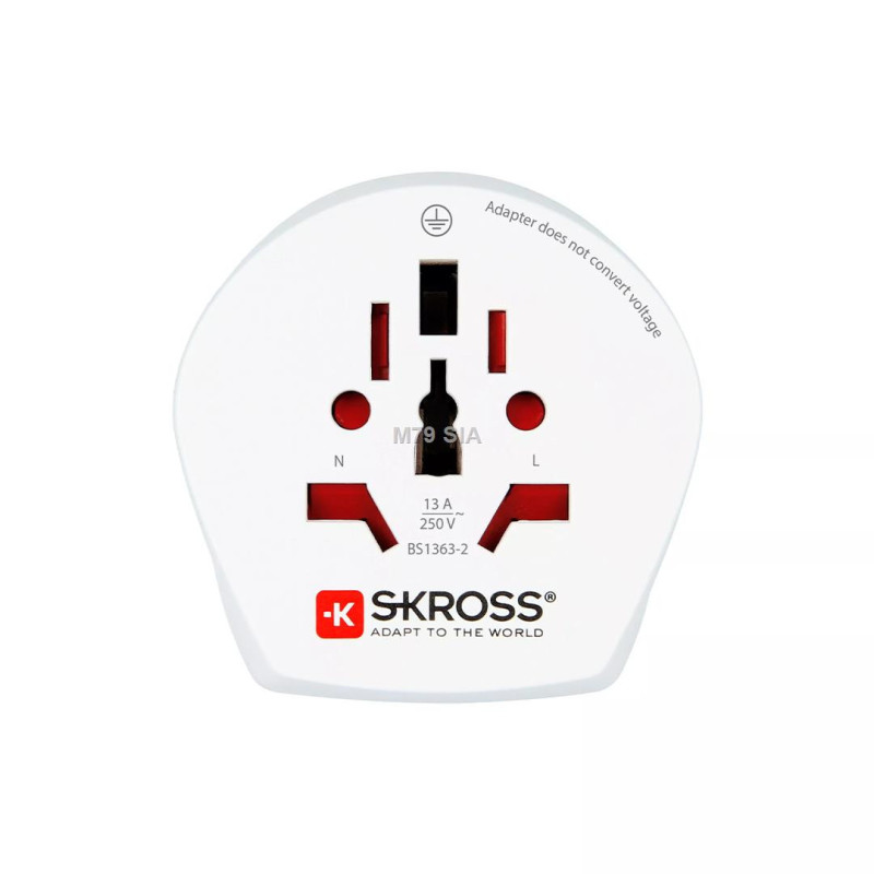 Skross Combo World to Australia / China balta - Adapteris