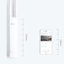 Access Point, TP-LINK, 300 Mbit / s, 1xLAN ports, 2xAntennas quantity, EAP110-OUTDOOR