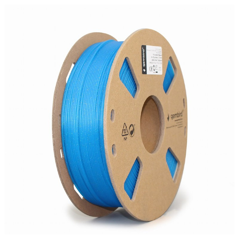 Gembird 3D printing filament PLA 1 75mm 1kg Galaxy Blue