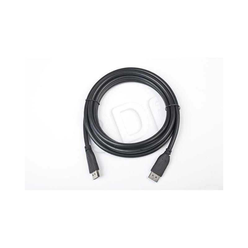 Gembird cable DISPLAYPORT V1.2 1 8M GOLD 4K Black