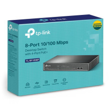 Switch, TP-LINK, 8x10Base-T / 100Base-TX, TL-SF1008P