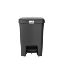 Atkritumu tvertne StepUp ar pedāli 25L - Dark Grey Brabantia