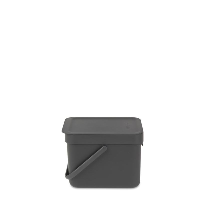 BRABANTIA atkritumu tvertne Sort &amp; Go 6 l grey 109720