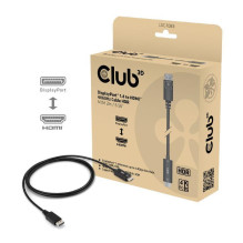 Club3D Kabel DisplayPort 1.4 HDMI HDR 4K60Hz aktiv 2m retail