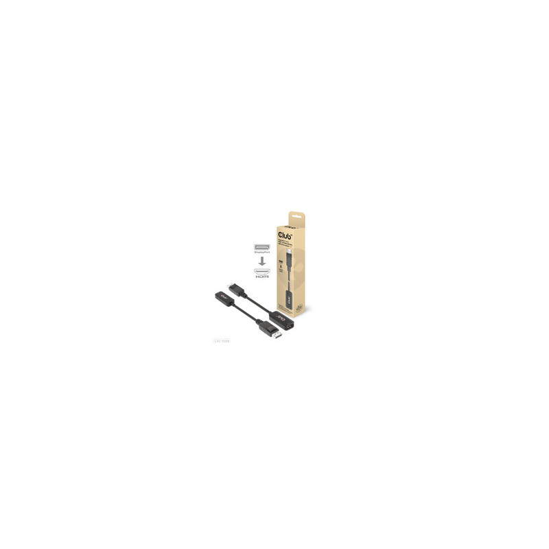 Club3D Adapter DisplayPort 1.4 HDMI HDR 8K60 Hz aktiv retail